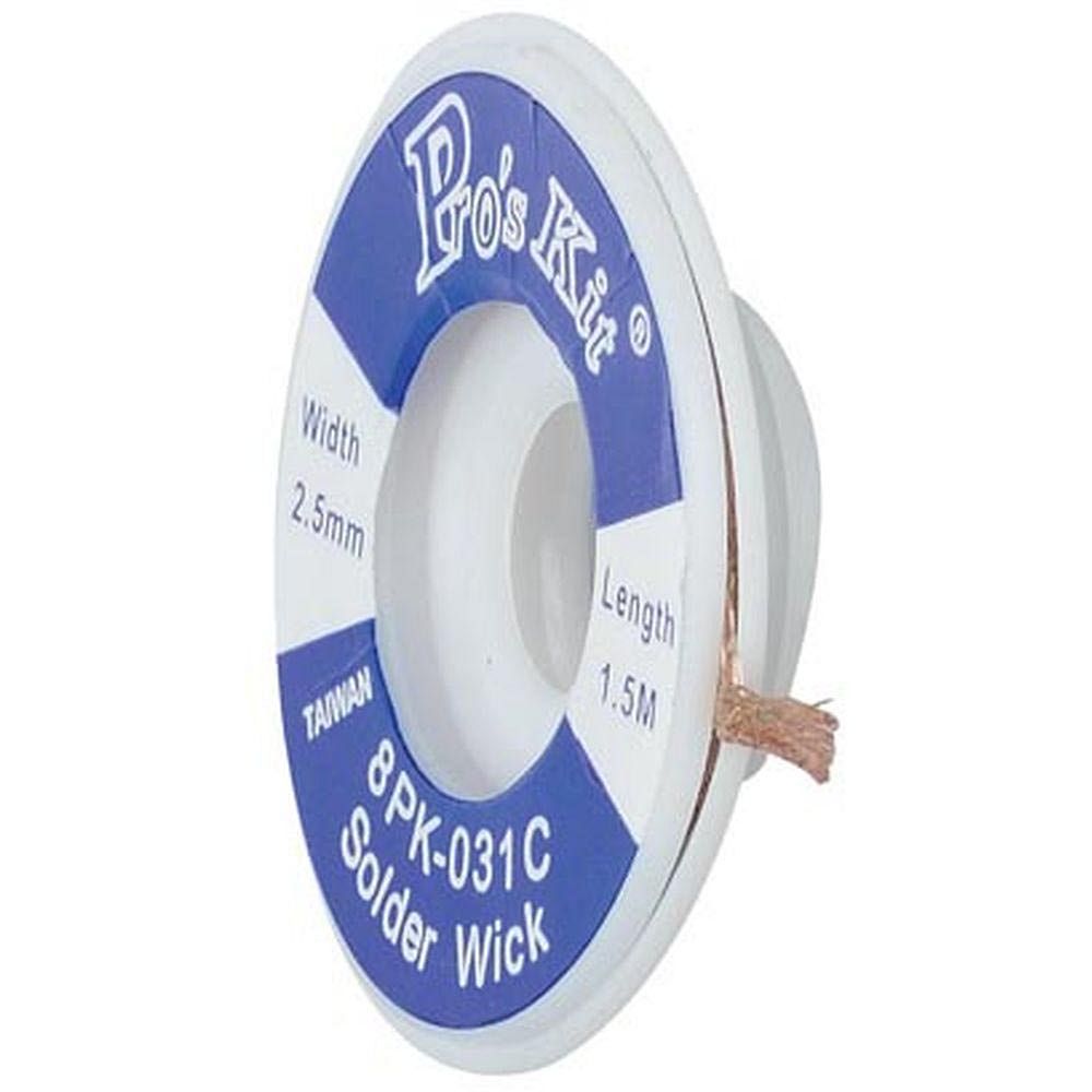 Оплетка для удаления припоя ProsKit 8PK-031C (2.5 мм)