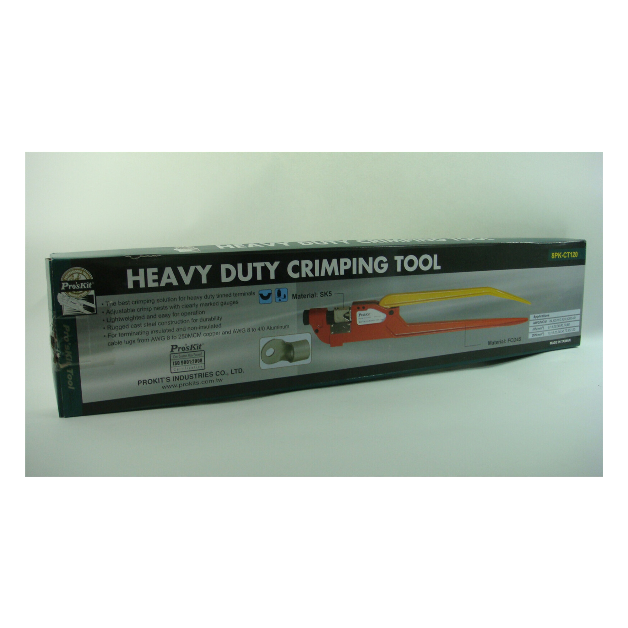 Клещи для обжима клемм Pro'sKit 8PK-CT120