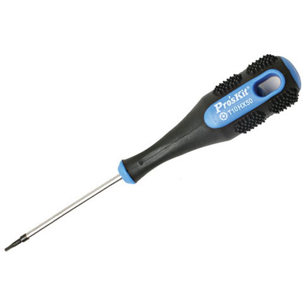 Отвертка профессиональная ProsKit 9SD-200-T10H (3.0x75мм.) с антивандальной защитой