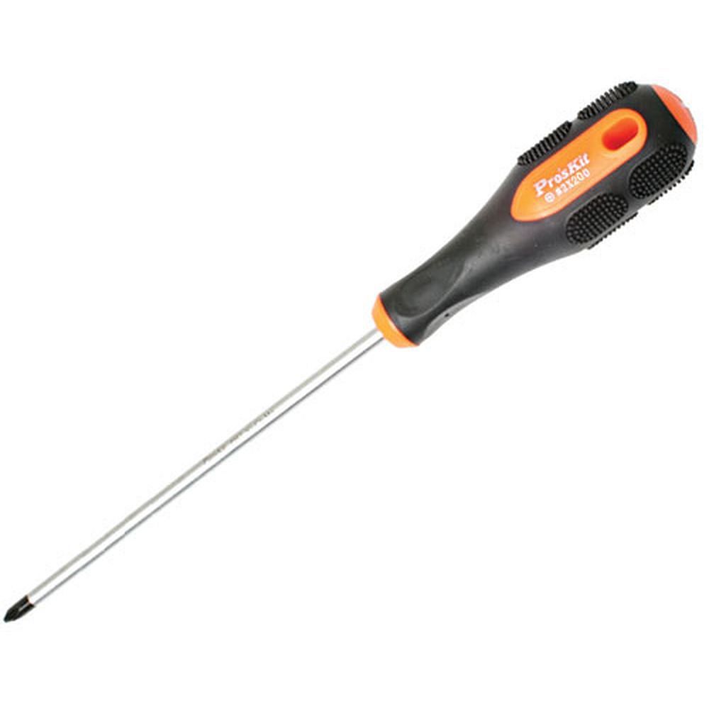 Отвертка крестообразная ProsKit 9SD-214B (PH2x200мм.)