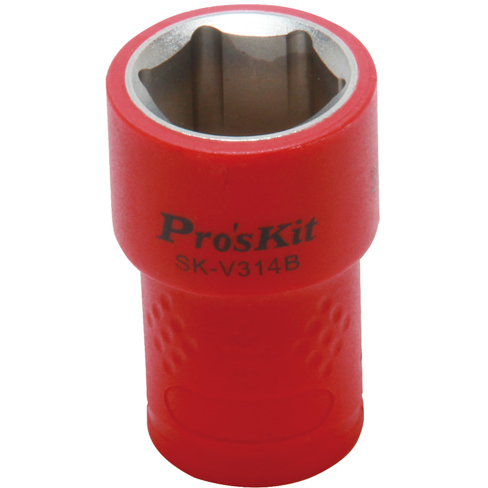 Изолированная 3/8 дюйма торцевая головка  Proskit SK-V314B 14 мм (1000 В - VDE)