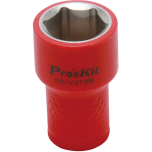 Изолированная 3/8 дюйма торцевая головка  Proskit SK-V319B 19 мм (1000 В - VDE)