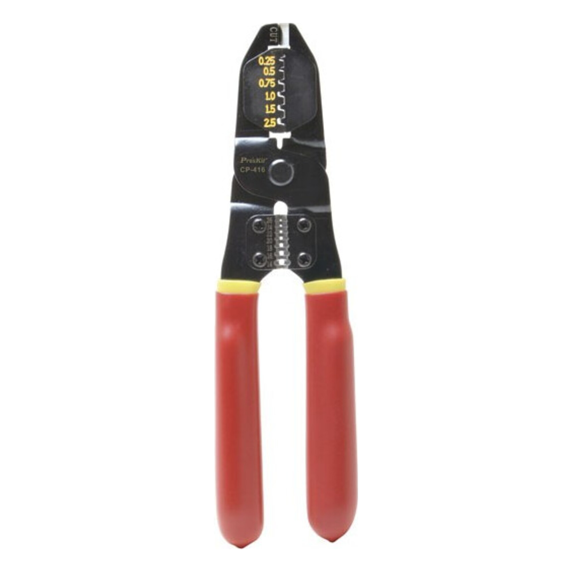Клещи для резки/зачистки проводов и обжима клемм Pro'sKit CP-416