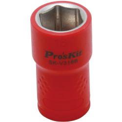 Изолированная 3/8 дюйма торцевая головка  Proskit SK-V316B 16 мм (1000 В - VDE)