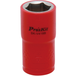 Изолированная 1/2 дюйма торцевая головка  Proskit SK-V418B 18 мм (1000 В - VDE)