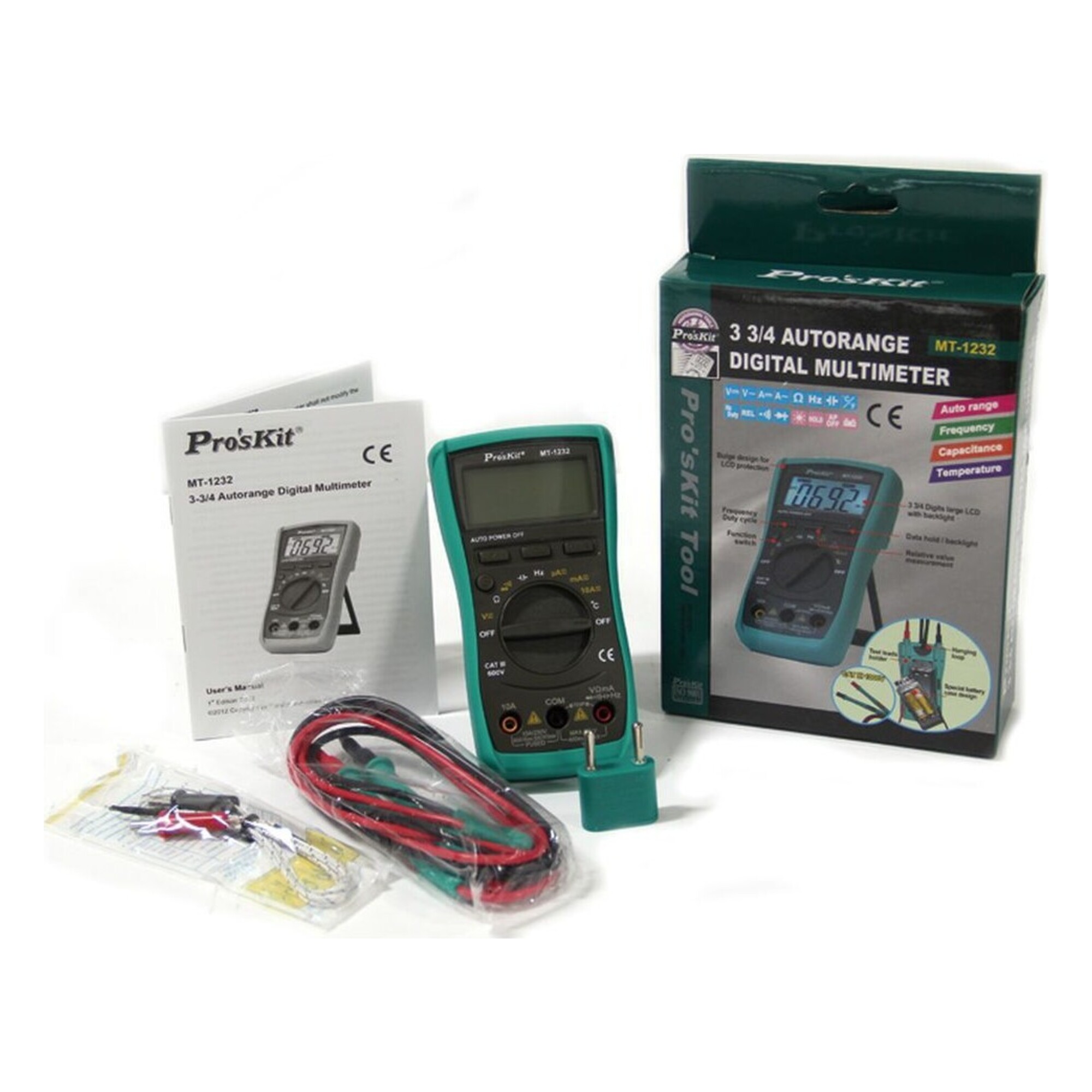 Цифровой мультиметр ProsKit MT-1232