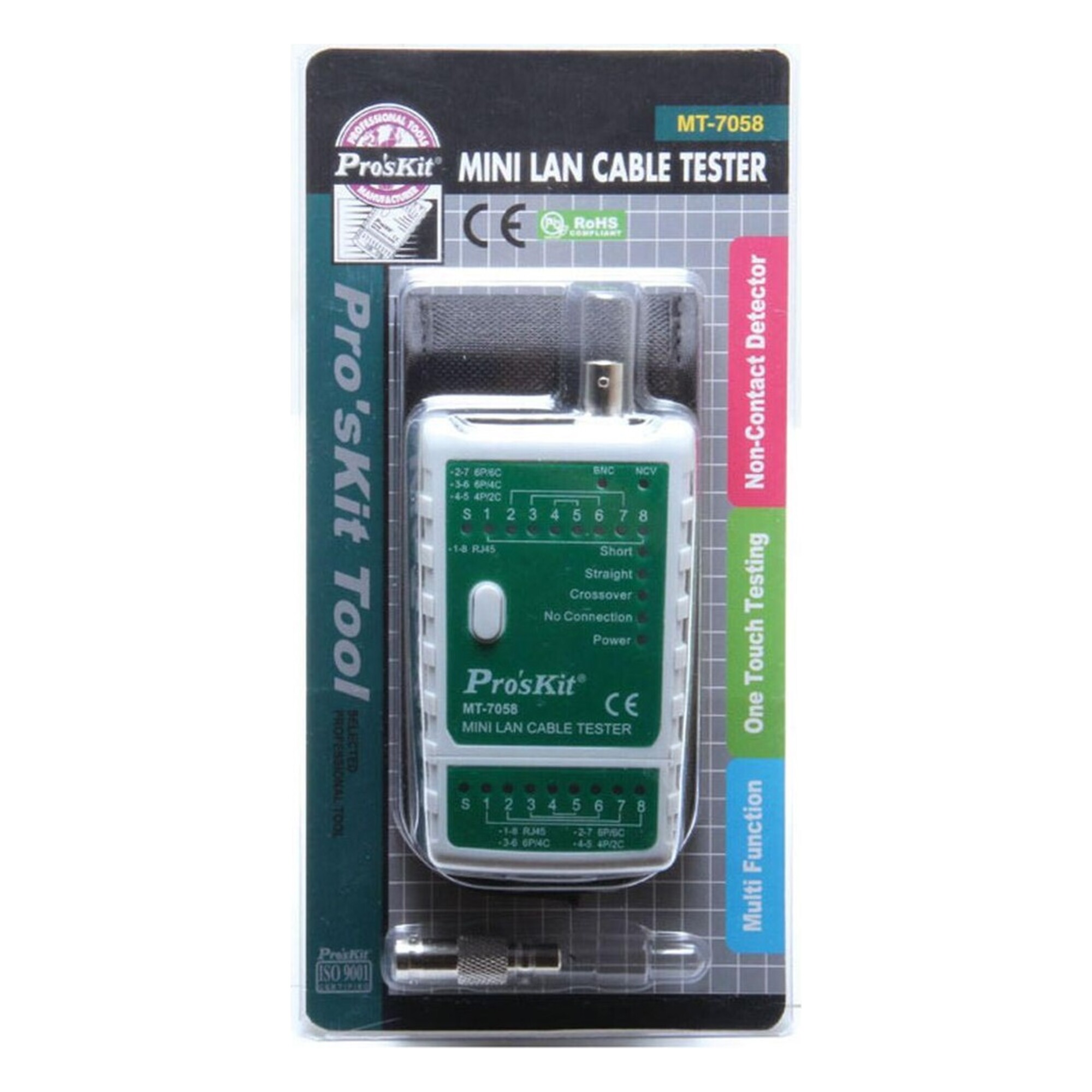 Тестер кабельный Pro'sKit MT-7058