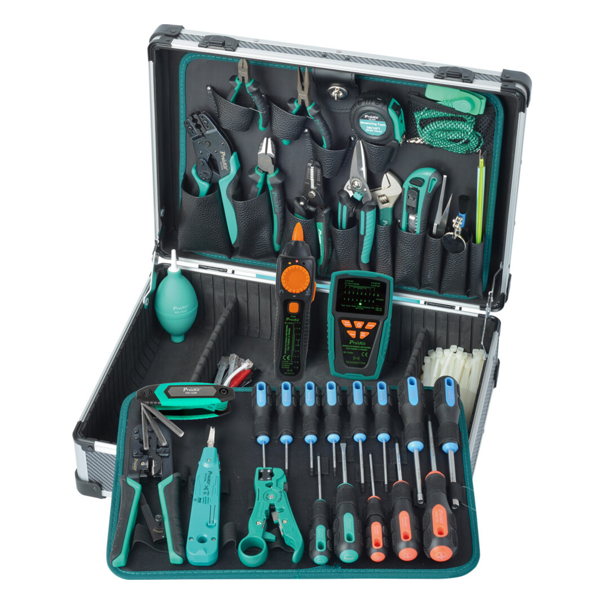Набор инструментов для LAN и телекоммуникаций Pro'sKit PK-1938M2