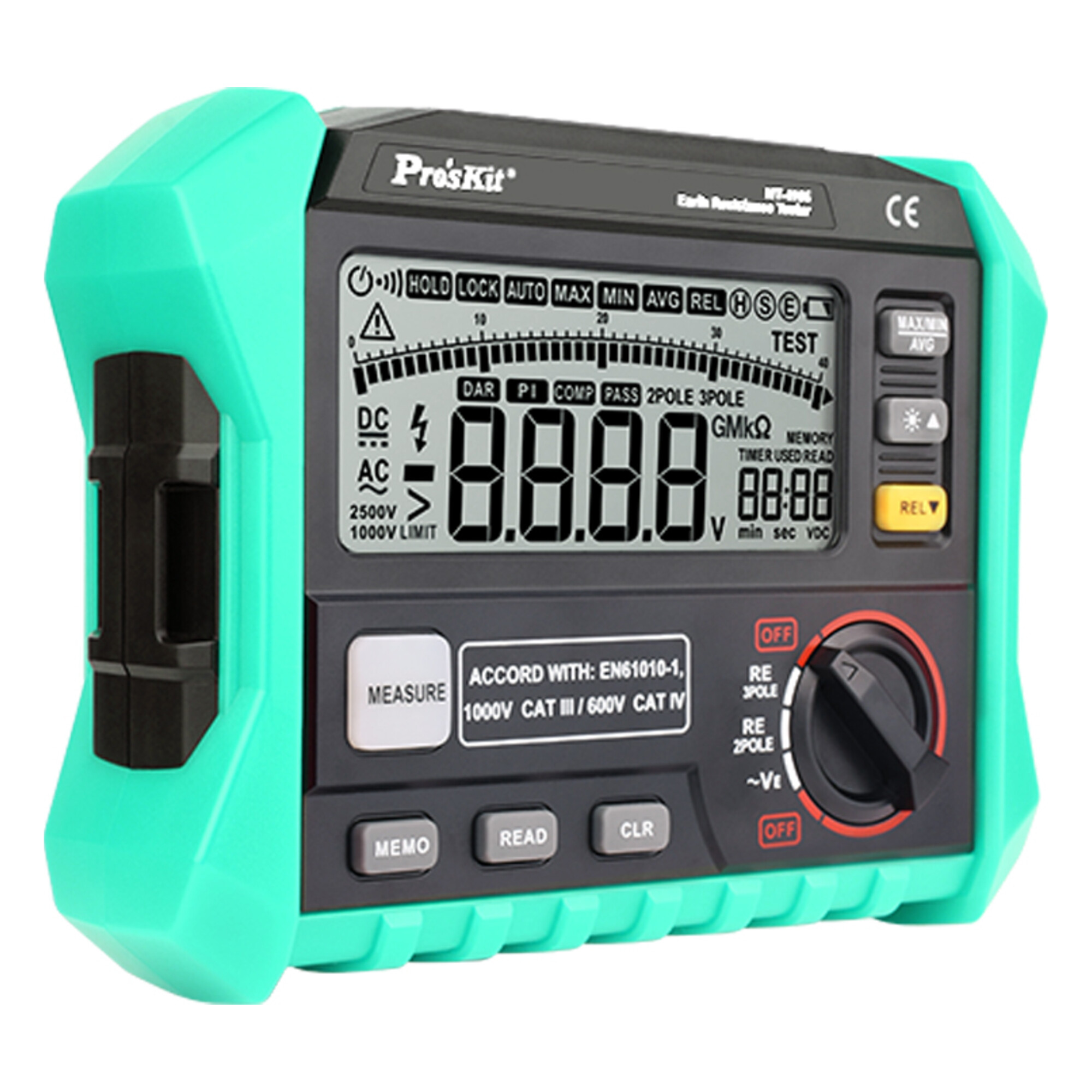 Измеритель сопротивления заземления ProsKit MT-4105-C