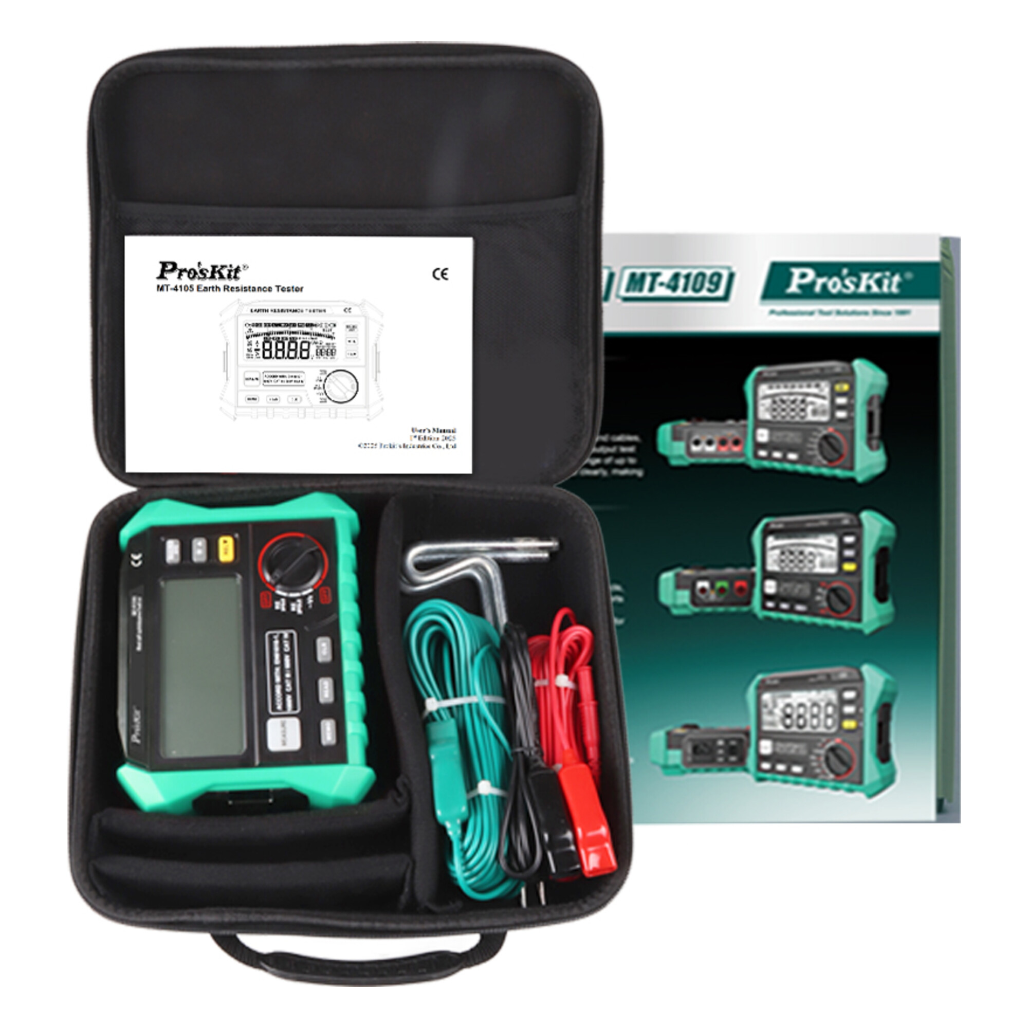 Измеритель сопротивления заземления ProsKit MT-4105-C