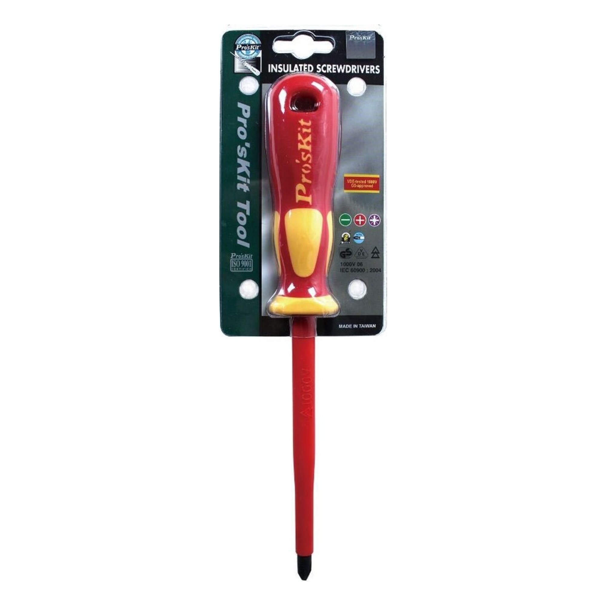 Отвертка диэлектрическая крестовая ProsKit SD-800-P3