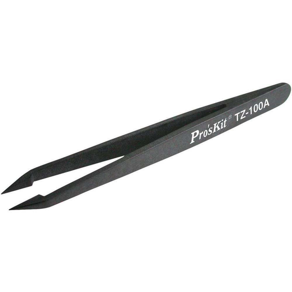 Пинцет ProsKit TZ-100A прямой остроконечный антистатический (115 мм.)